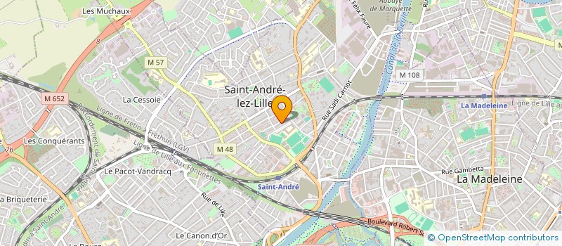 localisation de l'entreprise SCI DES TULIPES  SAINT-ANDRE-LEZ-LILLE