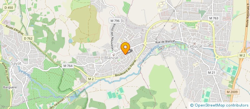 localisation de l'entreprise SCI DES TULIPES DE BLANZAT  BLANZAT