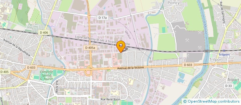 localisation de l'entreprise SCI DES TWINS à MEAUX