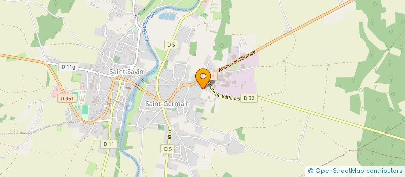 localisation de l'entreprise SCI DES ULLYS  SAINT-GERMAIN