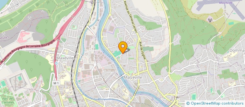 localisation de l'entreprise SCI DES ULMUS  MALZEVILLE