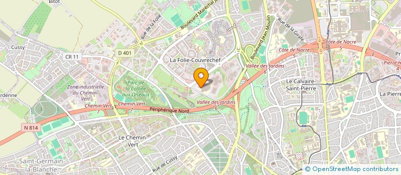 localisation de l'entreprise SCI DES UROLOGUES DE SAINT-MARTIN à CAEN