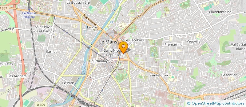 localisation de l'entreprise SCI DES URSULINES  LE MANS