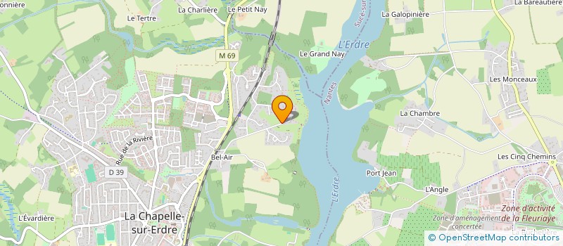 localisation de l'entreprise SCI DES USINES à CHAPELLE-SUR-ERDRE (LA)