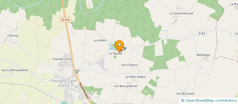 localisation de l'entreprise SCI DES VACHETTES à POULIGNY-SAINT-PIERRE