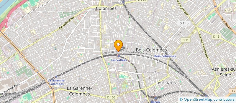 localisation de l'entreprise SCI DES VALLEES à COLOMBES