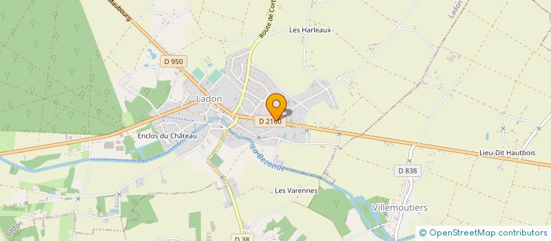localisation de l'entreprise SCI DES VALLEES à LADON