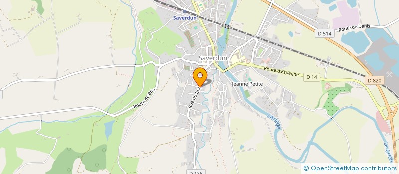 localisation de l'entreprise SCI DES VALLEES à SAVERDUN