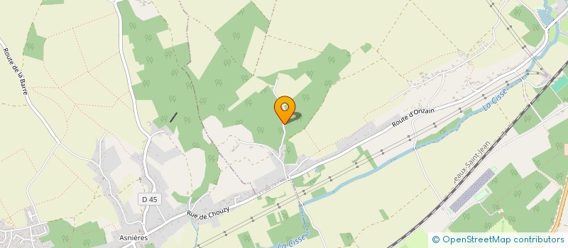 localisation de l'entreprise SCI DES VALLETS  VALLOIRE-SUR-CISSE