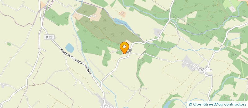 localisation de l'entreprise SCI DES VALLONS  CASTELNAUDARY