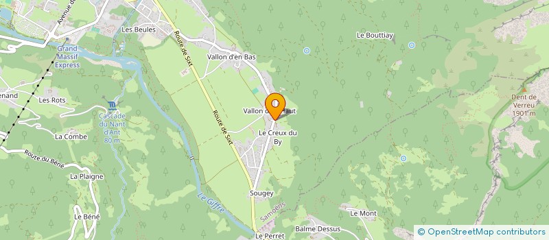 localisation de l'entreprise SCI DES VALLONS D'EN HAUT à SAMOENS
