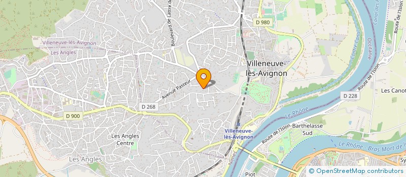 localisation de l'entreprise SCI DES VANILLIERS  VILLENEUVE-LES-AVIGNON