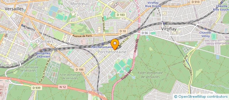 localisation de l'entreprise SCI DES VANNEAUX DE LA CORNICHE à VERSAILLES
