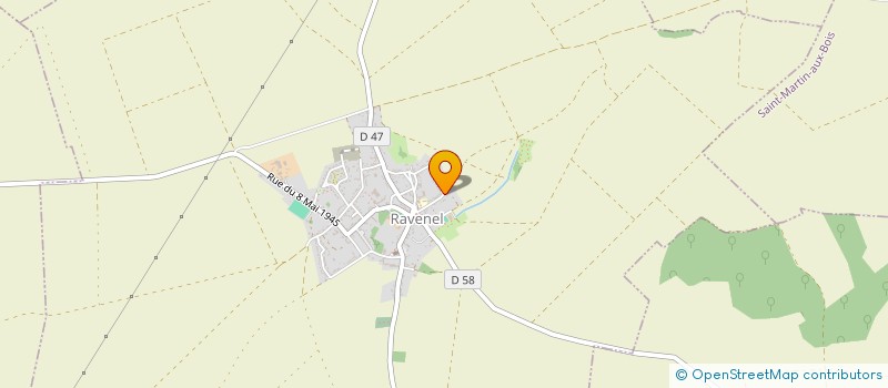 localisation de l'entreprise SCI DES VANS  RAVENEL