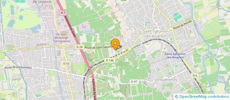 localisation de l'entreprise SCI DES VARBONNES  MORIERES-LES-AVIGNON