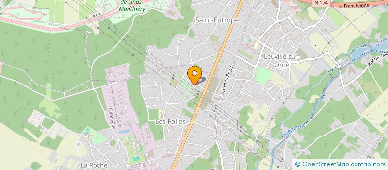 localisation de l'entreprise SCI DES VARENNES à SAINT-GERMAIN-LES-ARPAJON