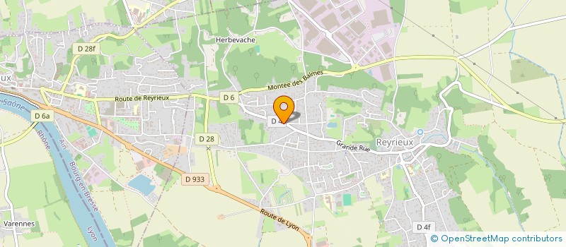 localisation de l'entreprise SCI DES VARENNES à REYRIEUX