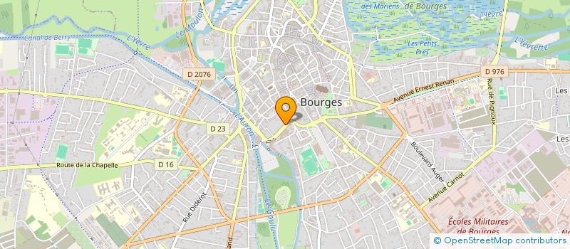 localisation de l'entreprise SCI DES VARENNES  BOURGES