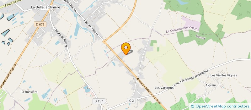 localisation de l'entreprise SCI DES VARENNES  SASSAY