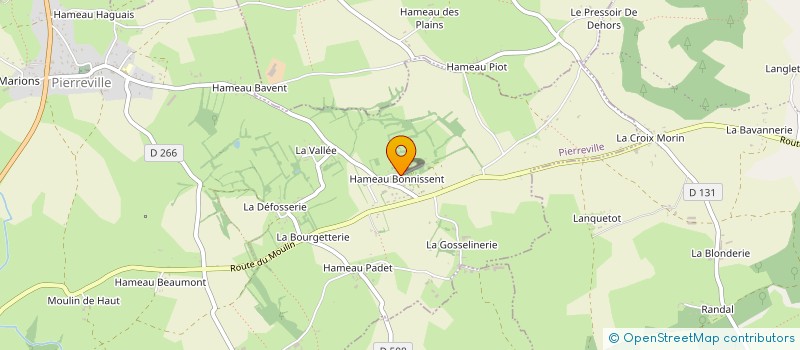 localisation de l'entreprise SCI DES VAUTRIOTS  PIERREVILLE