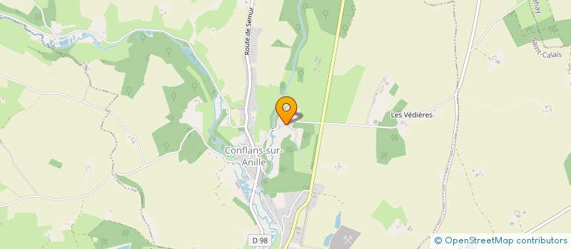 localisation de l'entreprise SCI  DES VEDIERES ET DES MONCEAUX  CONFLANS SUR ANILLE