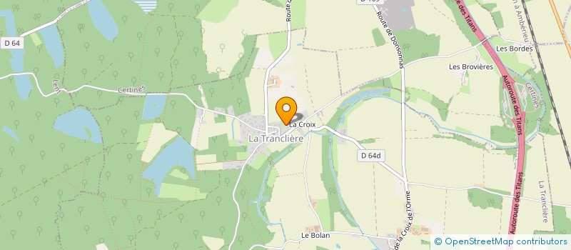 localisation de l'entreprise SCI DES VERCHERES  DRUILLAT