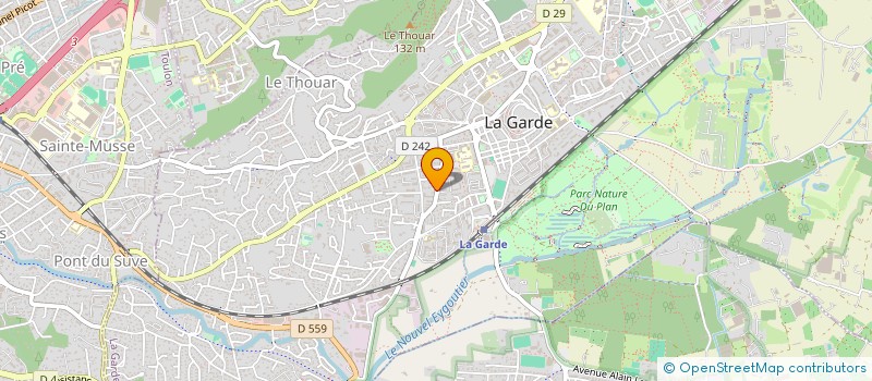 localisation de l'entreprise SCI DES VERCHERES à LA GARDE