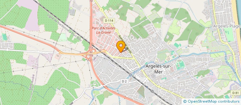 localisation de l'entreprise SCI DES VERDIERS à ARGELES-SUR-MER