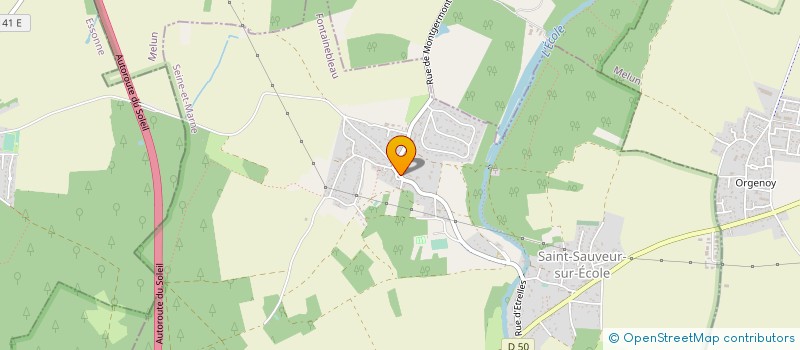 localisation de l'entreprise SCI DES VERGERS  SAINT-SAUVEUR-SUR-ECOLE