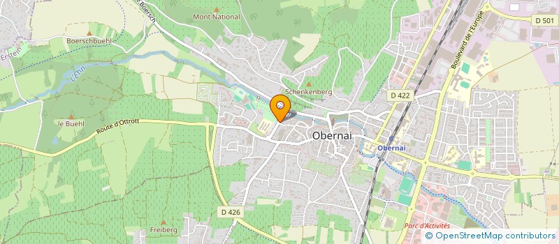 localisation de l'entreprise SCI DES VERGERS à OBERNAI