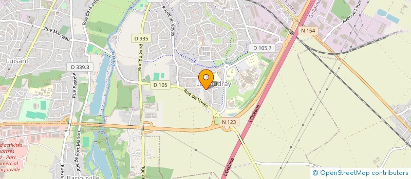 localisation de l'entreprise SCI DES VERGERS à LE COUDRAY