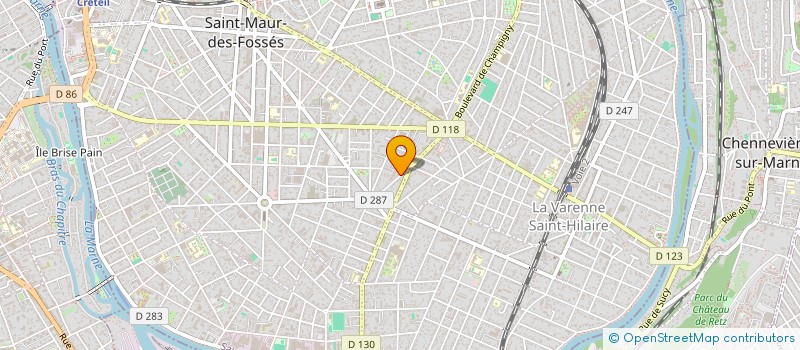 localisation de l'entreprise SCI DES VERGERS à SAINT-MAUR-DES-FOSSES