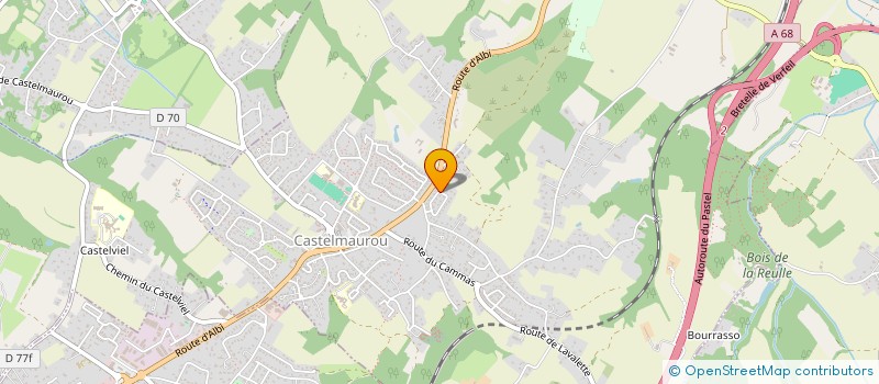 localisation de l'entreprise SCI DES VERGERS  CASTELMAUROU