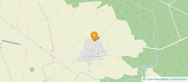 localisation de l'entreprise SCI DES VERGERS  LA FORESTIERE