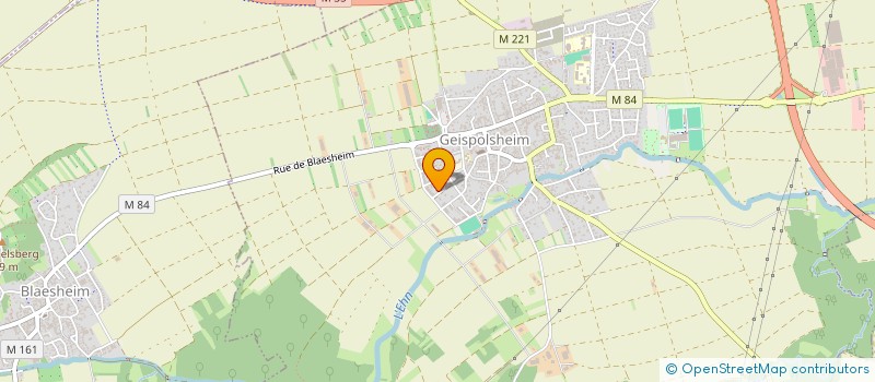 localisation de l'entreprise SCI DES VERGERS  GEISPOLSHEIM