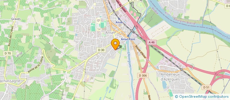 localisation de l'entreprise SCI DES VERGERS  ANSE