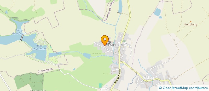 localisation de l'entreprise SCI DES VERGERS  LENING