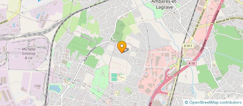 localisation de l'entreprise SCI DES VERGERS  CARBON-BLANC