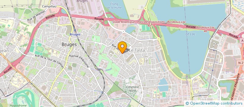 localisation de l'entreprise SCI DES VERGERS DU TASTA  BRUGES