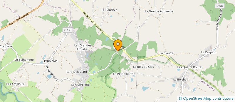 localisation de l'entreprise SCI DES VERGNOLLES  SAINT-MARTIN-DE-JUSSAC