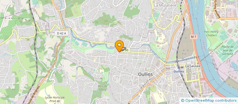 localisation de l'entreprise SCI DES VERNES  OULLINS-PIERRE-BENITE