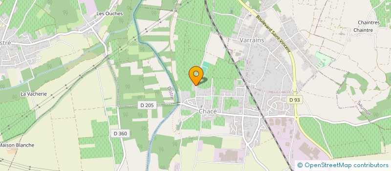 localisation de l'entreprise SCI DES VERNES  BELLEVIGNE-LES-CHATEAUX