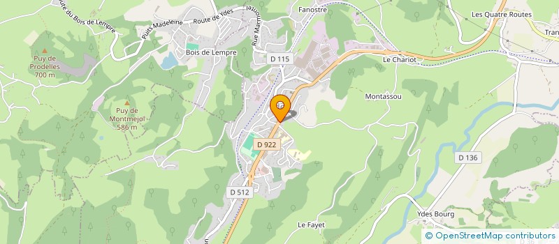 localisation de l'entreprise SCI DES VERNIERES à YDES