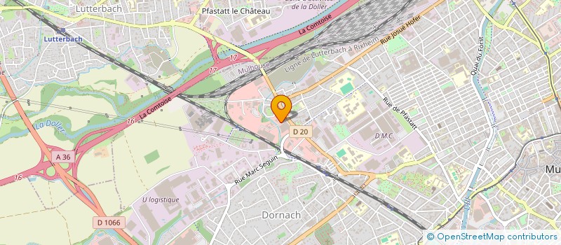 localisation de l'entreprise SCI DES VERRIERS  MULHOUSE