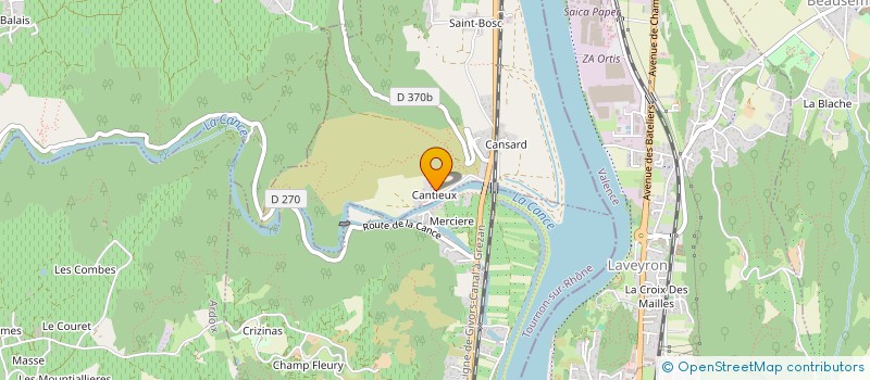 localisation de l'entreprise SCI DES VERSETS  ANDANCE