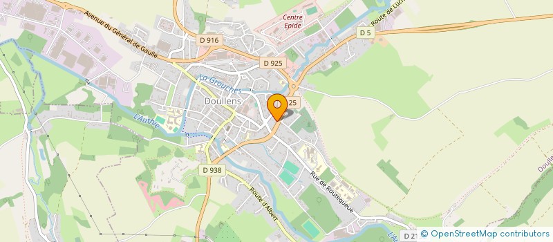 localisation de l'entreprise SCI DES VERTS PRES  DOULLENS