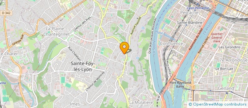 localisation de l'entreprise SCI DES VERZIERES  SAINTE-FOY-LES-LYON