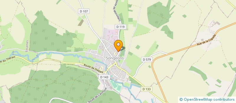 localisation de l'entreprise SCI DES VETERINAIRES  SONGEONS