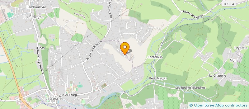 localisation de l'entreprise SCI DES VIATIQUES  LATRESNE