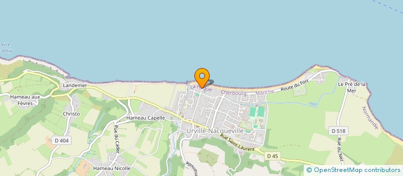 localisation de l'entreprise SCI DES VIEILLES CARRIERES  LA HAGUE